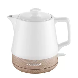 Concept RK0060 ceramiczny czajnik bezprzewodowy 1 l, biały