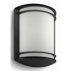 LED Philips 17320/30/P3 Kinkiet zewnętrzny  Antylopa 28 cm, czarny