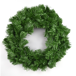 Sztuczny wieniec zielony, 30 cm