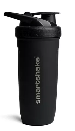 Shaker SmartShake Reinforce ze stali nierdzewnej, czarny, 900 ml