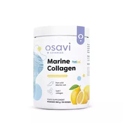 Osavi Kolagen Morski Dziki Dorsz Cytrynowy, Kolagen Morski z Dzikiego Dorsza, Cytryna, 360 g